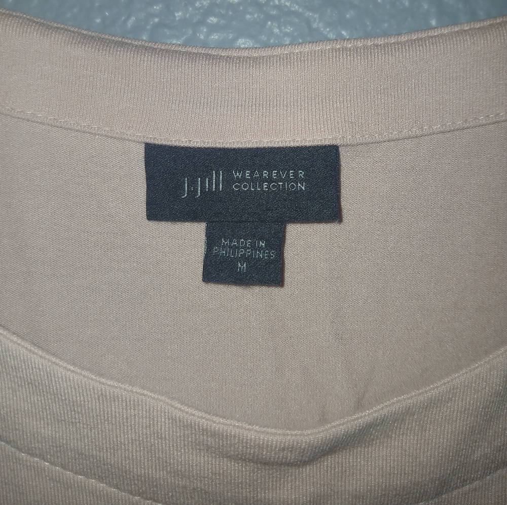 J. Jill Wearever Long Layering Tank Top Blush, Medium